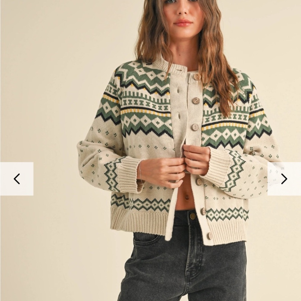 Alpine Cardigan Sz small